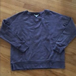 American eagle purple crew neck